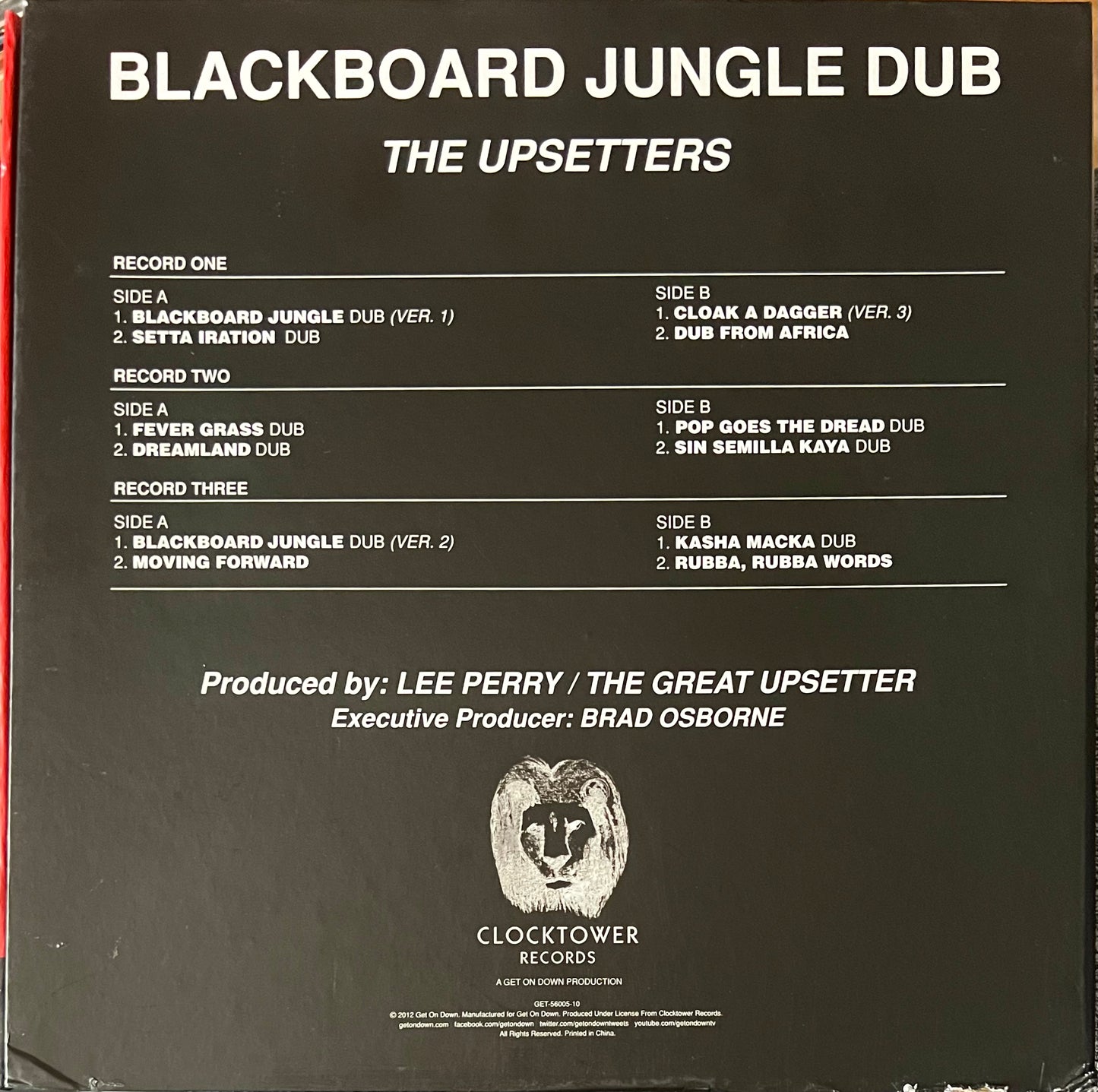 Lee Scratch Perry & The Upsetters - Blackboard Jungle Dub (RSD)