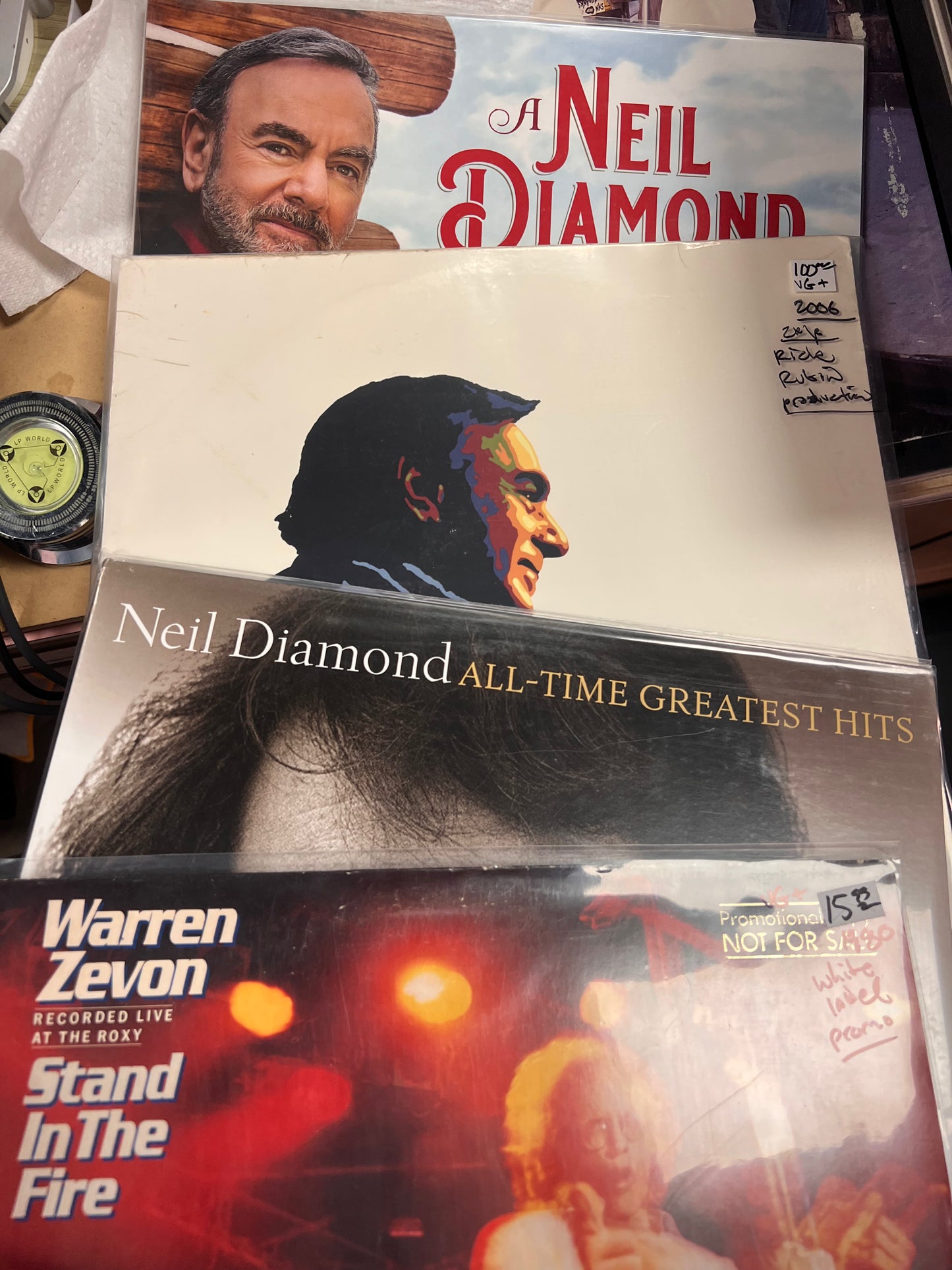 x3 Neil Diamond LPS / Warren Zervon