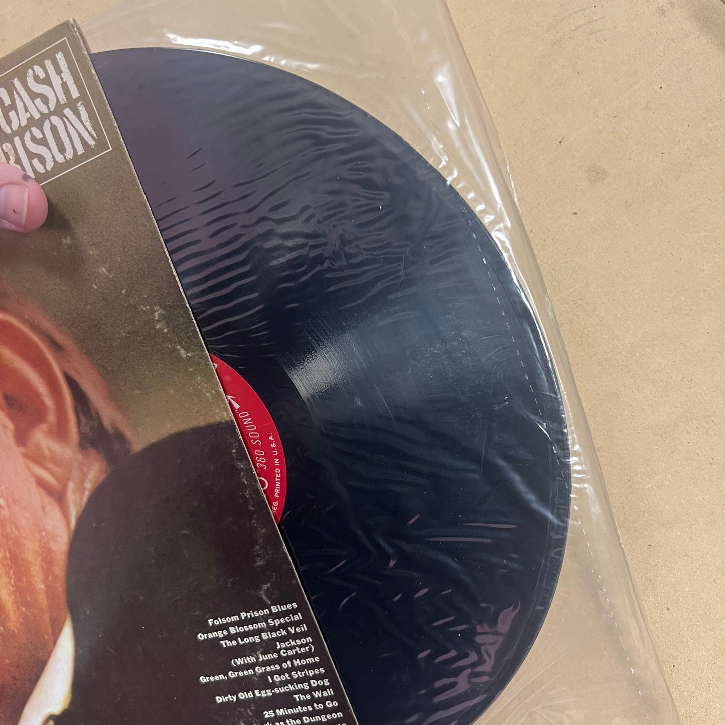 Johnny Cash ‎– At Folsom Prison (1968 SEALED) ["USED"]