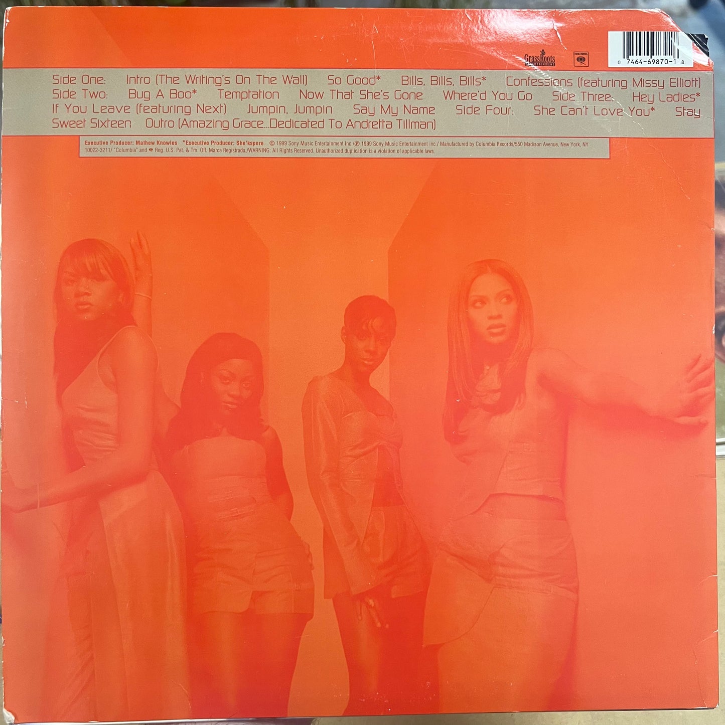 Destiny's Child ‎– The Writing's On The Wall [USED]