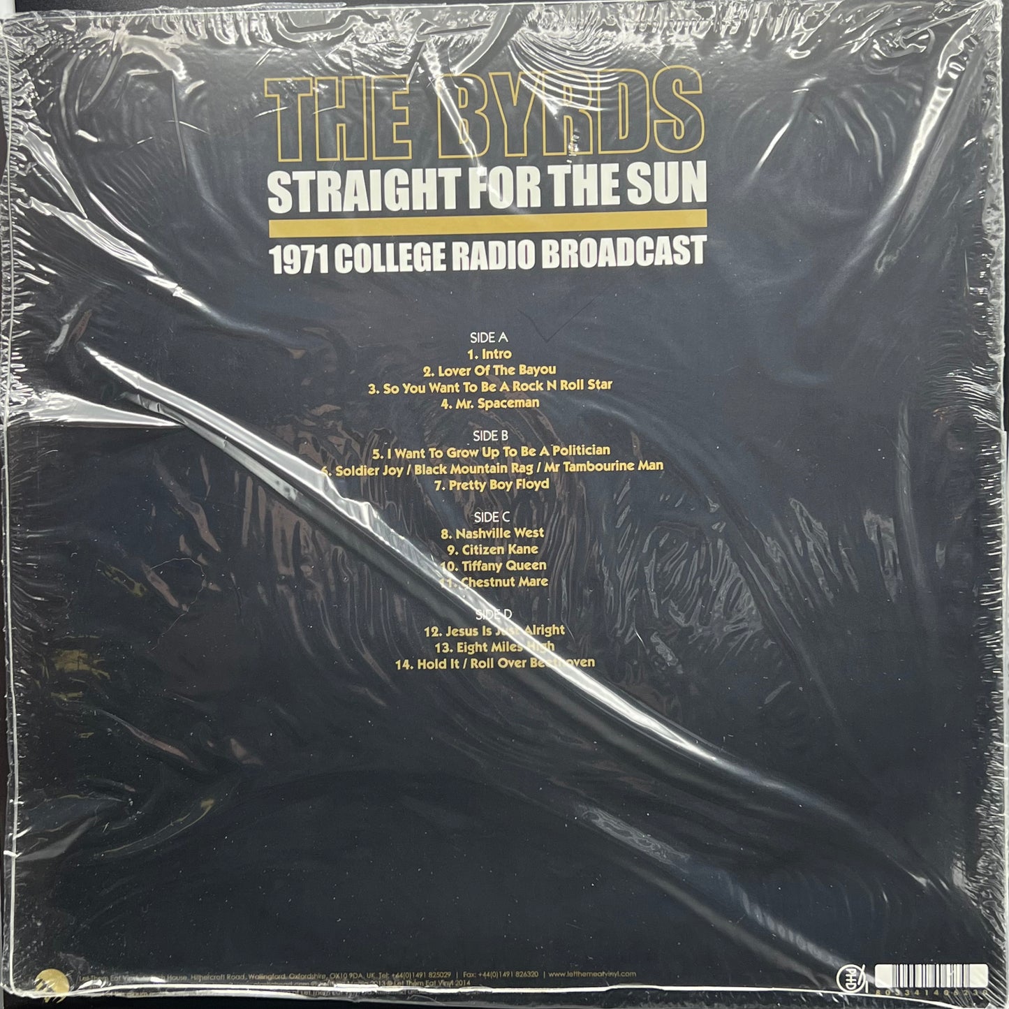 The Byrds— Straight For The Sun 1971 College Radio Broadcast [USED]